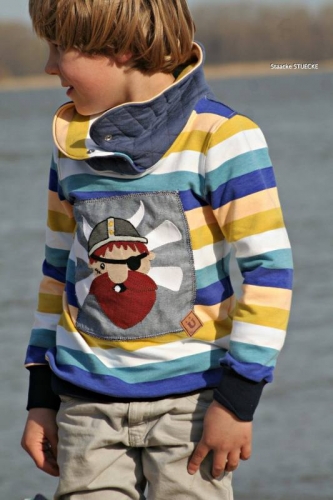 Sommer-Sweat-Stoff #widestripes 