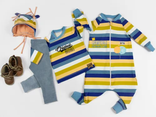 Sommer-Sweat-Stoff #widestripes 