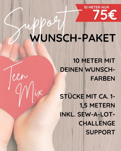 Support Wunsch-Paket #Teen Mix (10m+ mamasliebchen-Stoffe)