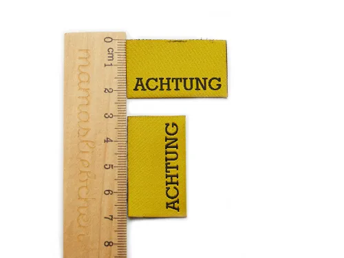 Weblabel-Set #Achtung (2er-Set)