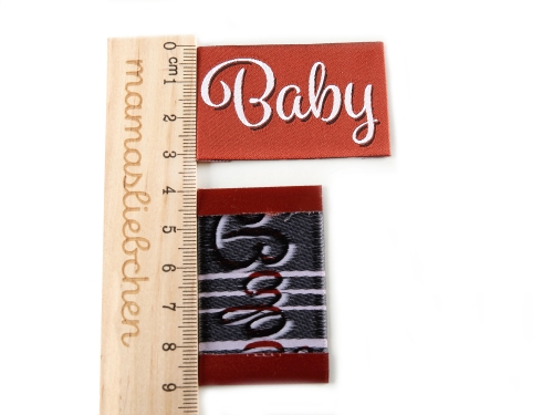 Weblabel-Set #Baby rust (2er-Set)