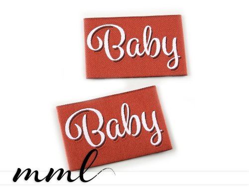 Weblabel-Set #Baby rust (2er-Set)