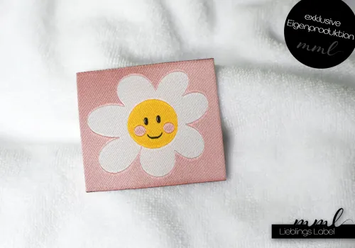 Weblabel-Set #Blume pips (rosa) (2er-Set)