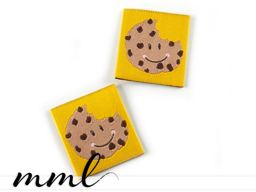 Weblabel-Set #Cookie gelb (2er-Set)