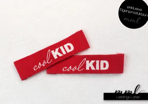 Weblabel-Set #cool KID (rot) (2er-Set)