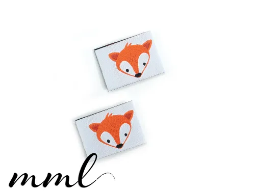 Weblabel-Set #Fuchs (2er-Set)