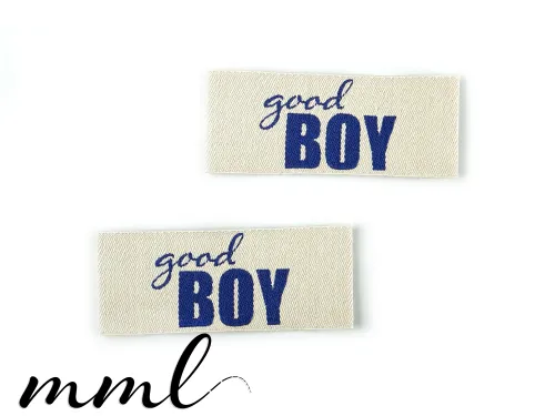 Weblabel-Set #good Boy (2er-Set)