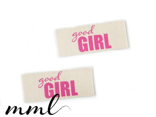 Weblabel-Set #good Girl (2er-Set)