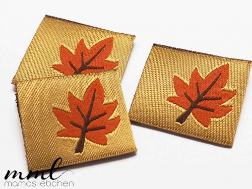 Weblabel-Set #Herbst-Blatt (3er-Set)