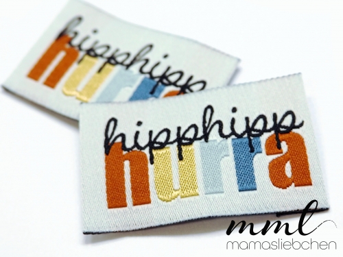 Weblabel-Set #hipphipp hurra (2er-Set)