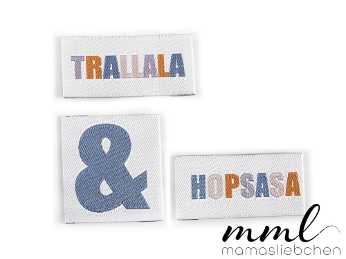 Weblabel-Set #HOPSASA & TRALLALA (3er-Set)