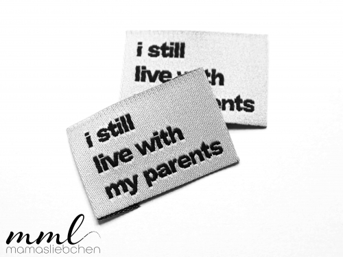 Weblabel-Set #I still live with my parents (2er-Set)