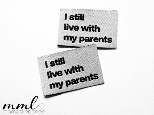 Weblabel-Set #I still live with my parents (2er-Set)