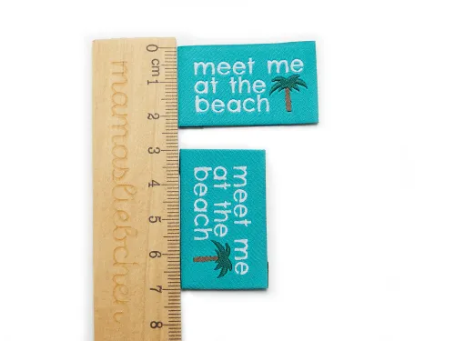 Weblabel-Set #meet me at the beach (2er-Set)