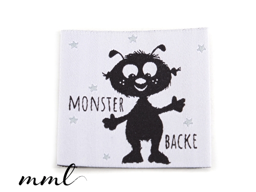 Weblabel-Set #Monsterbacke (2er-Set)