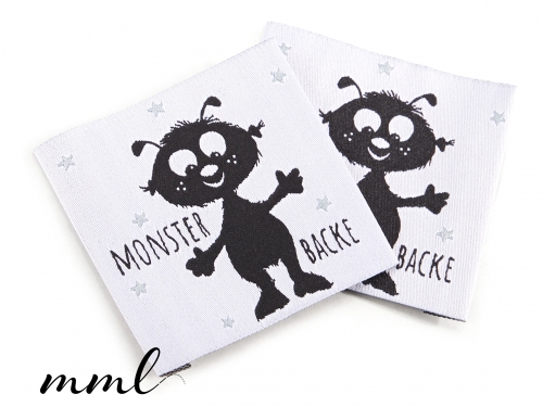 Weblabel-Set #Monsterbacke (2er-Set)