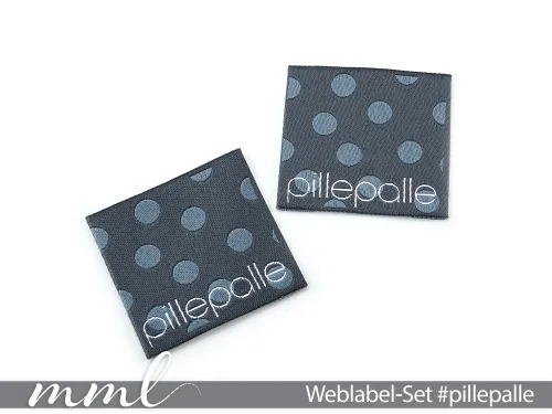 Weblabel-Set #pillepalle (2er-Set)
