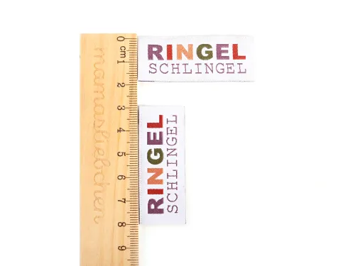 Weblabel-Set #Ringel Schlingel lila (2er-Set)