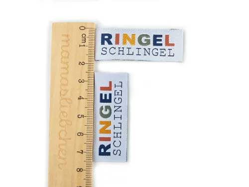 Weblabel-Set #Ringel Schlingel (blau) (2er-Set)