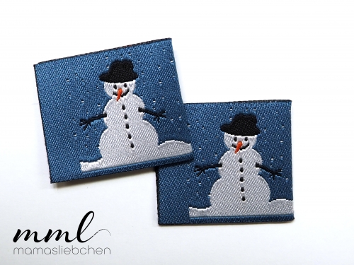 Weblabel-Set #Schneemann (2er-Set)