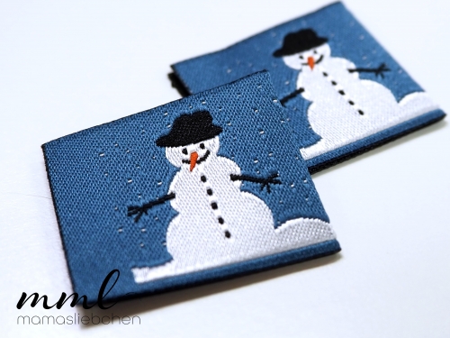 Weblabel-Set #Schneemann (2er-Set)