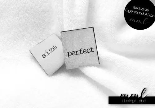 Weblabel-Set #size/perfect (3er-Set)