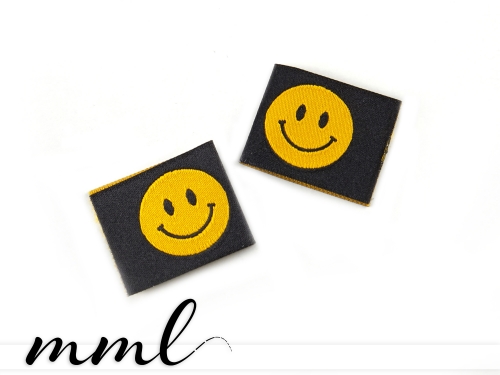 Weblabel-Set #Smiley (2er-Set)