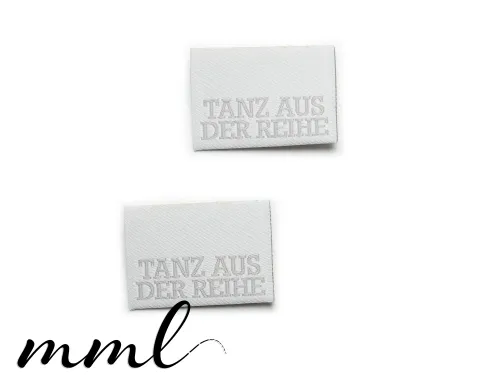 Weblabel-Set #Tanz aus der Reihe (2er-Set)