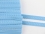 elastisches Schrägband mit Borte #altblau (1,0m)