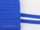 elastisches Schrägband mit Borte #kobalt (1,0m)