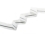 elastisches Schrägband mit Lurex-Streifen #offweiß (1,0m)