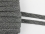 flache Kordel / Hoodieband 17 mm #dunkelgrau meliert (1,0m)