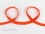 flache Kordel / Hoodieband 17 mm #orange (1,0m)