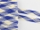 flache Kordel zweifarbig #dunkelblau- ecru (1,0m)