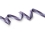 flache Kordel zweifarbig #lila- flieder (1,0m)