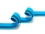 Gummiband 30mm Streifen #aqua-schwarz (1,0m)
