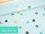 Jersey-Stoff Schule Einschulung "ABC #mint-mix" (0,5 Meter)