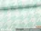Jersey-Stoff "BATkick #mint-white" (0,5 m)