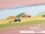 Jersey-Stoff Bauernhof Traktor "Farm Holidays #lightrose" (1Panel/ ca.0,65 m)