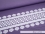 Jersey-Stoff "lacing #lilac-white" (1 Panel, ca. 0,8m)