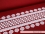 Jersey-Stoff "lacing #red-white" (1 Panel, ca. 0,8m)