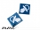 Weblabel-Set #Schnuller blau (2er-Set)