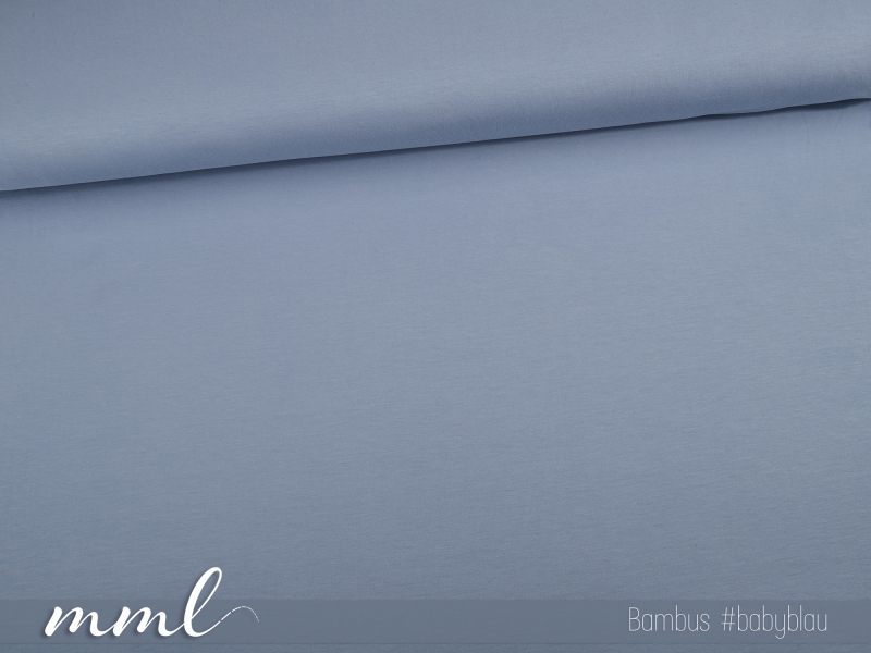 Bambus-Jersey-Stoff "gracile #babyblau" (0,25m)