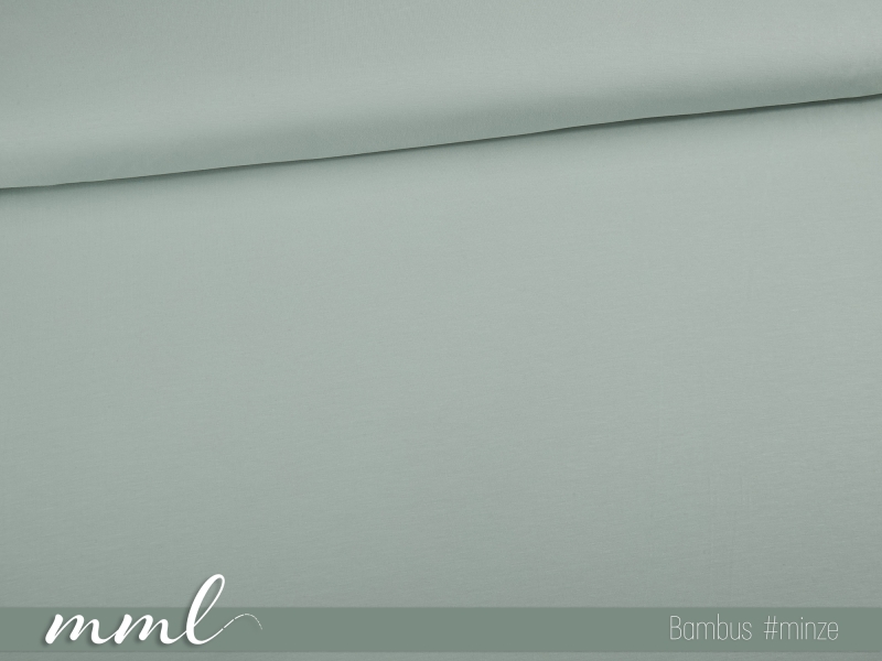 Bambus-Jersey-Stoff "gracile #minze" (0,25m)