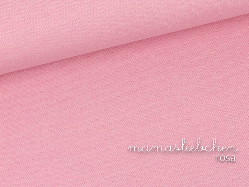 Baumwoll-Stoff "Lammfleece #rosa" (0,5 Meter)