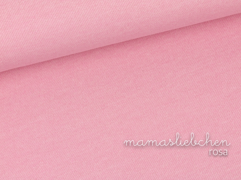 Baumwoll-Stoff "Lammfleece #rosa" (0,5 Meter)