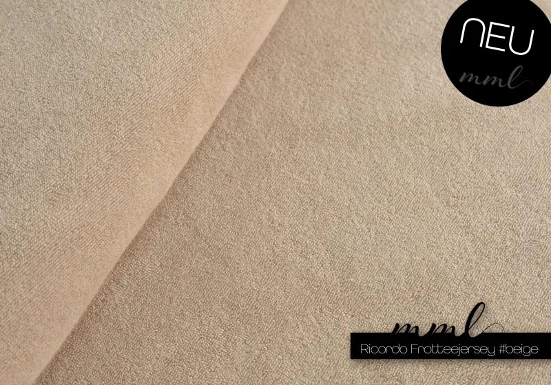 Frottee-Stoff "ricordo #beige" (0,25m)