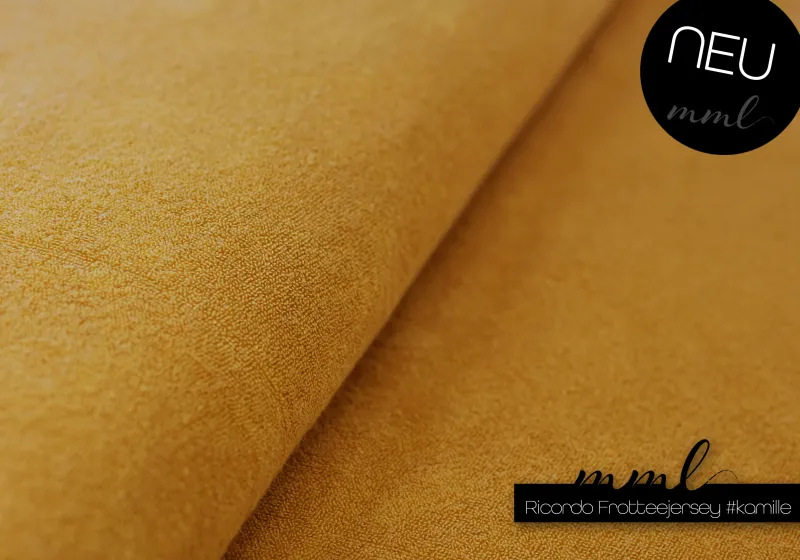 Frottee-Stoff "ricordo #kamille" (0,25m)