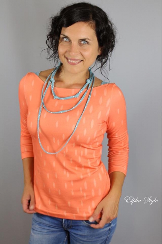 Jersey-Stoff "CarnivalCoat #peach" (0,5m)