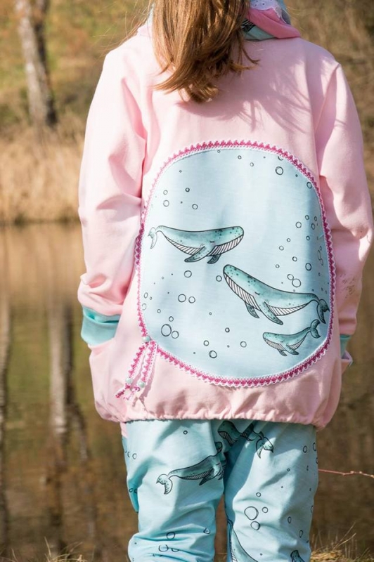 Jersey-Stoff "deep sea #mint" (0,5m)